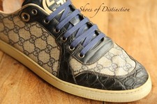 Gucci GG Monogram Blu Pelle di