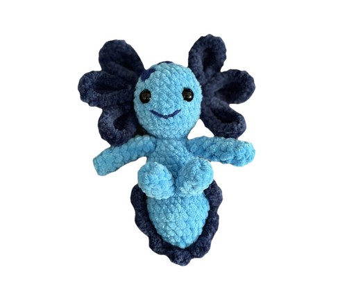 Peluche axolotl amigurumi - peluche,