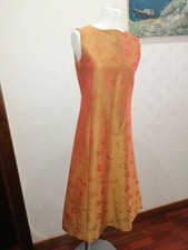 Abito Vestito LUCIANO SOPRANI tessuto Damascato