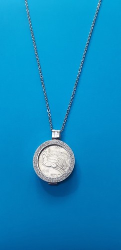 Pendente moneta 500 - , lire