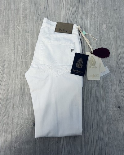 Jeans bianchi autentici dondup - bianchi,