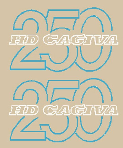 Cagiva 250 adesivi - cagiva,