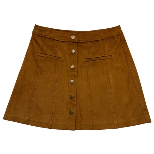 Minigonna zara marrone - zara,