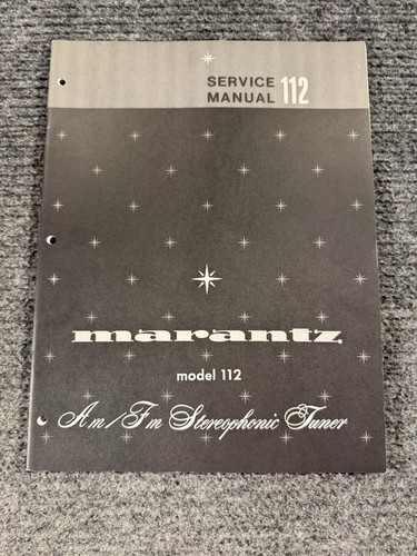 Marantz model 112 manuale - marantz,