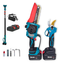 kit potatura cesoia a batteria