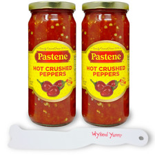 (2) Pasta peperoni schiacciati a caldo e (1) spandiconcime bonus