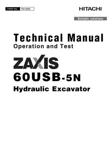 Hitachi zaxis60usb - hitachi, zaxis60usb-5n