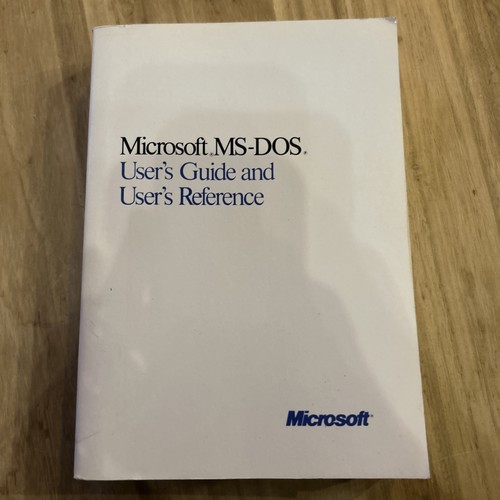 Vintage 1988 microsoft dos - vintage,