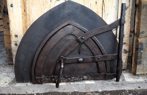 Porta forno camino ghisa - forno, in