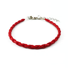 Bracciale ROSSO in cuoio