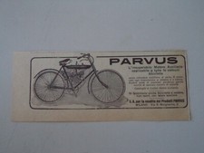 advertising Pubblicità 1924 MOTORE AUSILIARIO PARVUS