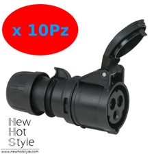 10 PRESE ELETTRICHE CEE 3POLI