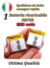Batteria 582728 3,7V 600mAh