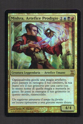 Mtg foil mishra artefice - mishra,,