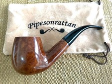 ENORME! PIPA DA BILIARDO PIEGATA "SPECIALE" MARCA CHARATAN EPOCA RUEBEN, PIPA.