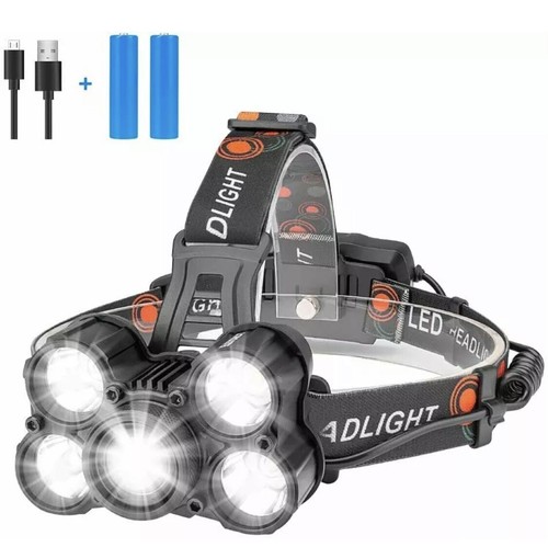 Torcia testa led - usb, con