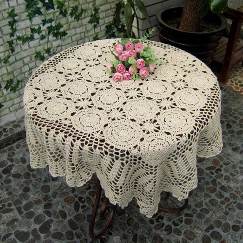 Tovaglia vintage fatta mano - tovaglia,