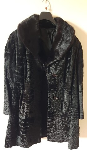 Cappotto astrakan con - astrakan,