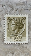 Francobollo Siracusana 50 Lire