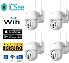 4X TELECAMERA TELECAMERE ESTERNA ICSEE CAM PTZ WIFI CAMERA NEW WIRELESS ESTERNO