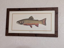 Opera d'arte pesce trota di