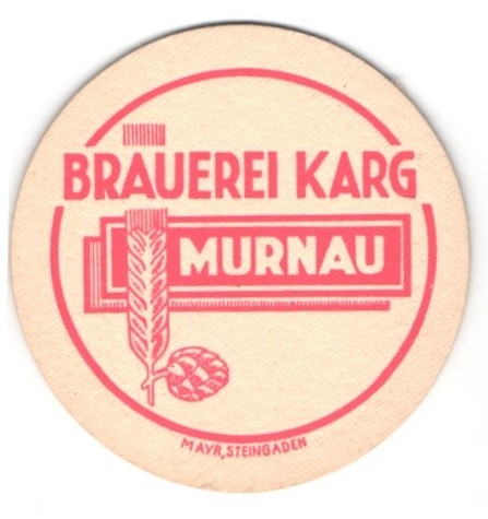 Sottobicchiere birra murnau - birra,