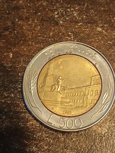 Rara repubblica italiana 500 - rara, l.500