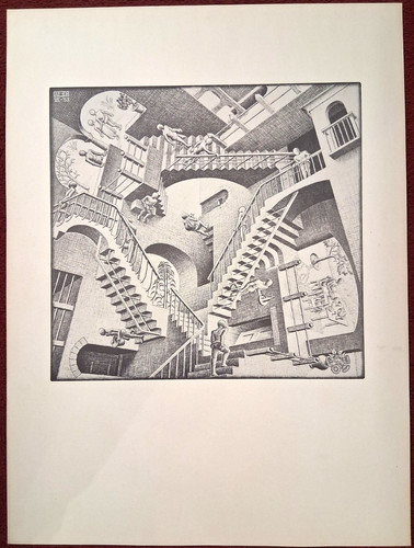 Litografia relatività di - litografia, "relatività"