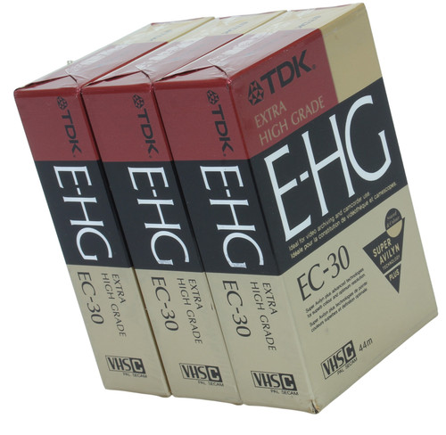 Tdk lot cassette vhs pour - cassette, vhs-c
