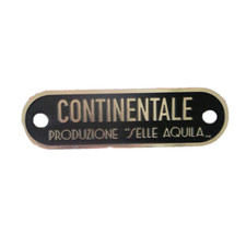 Targhetta continentale - targhetta,