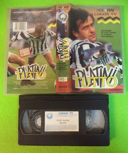 Vhs film tutto michel platini - vhs,