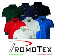 POLO MAGLIA COTONE CON BORDI