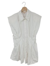 H&M Camicia a maniche corte Donna Camicia elegante Taglia IT 40 bianco