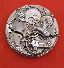 Movimento Chrono Incompleto Tipo Eberhard Pre Extra Fort Per Pezzi Di Ricambio 