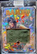 JOHN RAMBO RICORDO UNICO NEL SUO GENERE RAMBO CRACK GHIACCIO JUMBO GEMMA RELIQUIA SP#1/1 CARD#77