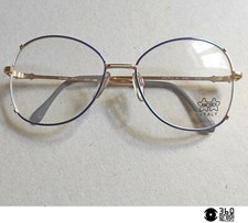 Luxottica GEP 18K montatura per occhiali metallo e smalto vintage 1980s (small)