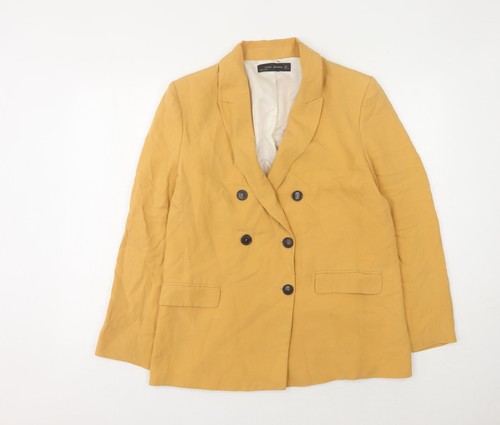 Blazer donna giallo regolare