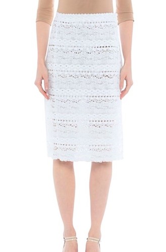 Ermanno scervino gonna bianca - ermanno,