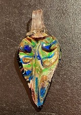 Rare Pendentif Verre De Murano