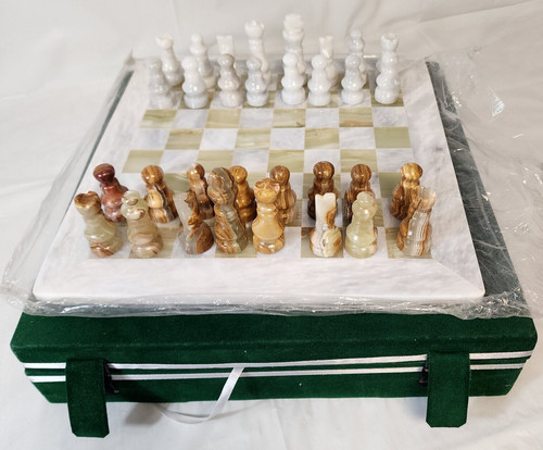 Set scacchi marmo onice - set,