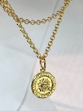 Collana amuleta oro zodiaco