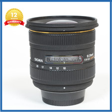 Sigma 10-20 mm. F. 4-5,6 AF EX DC HSM lens x Nikon