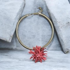 Collana girocollo colore rosa - collana,