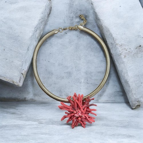 Collana girocollo colore - collana, rosa