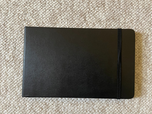 Moleskine acquerello nero - nero, a5