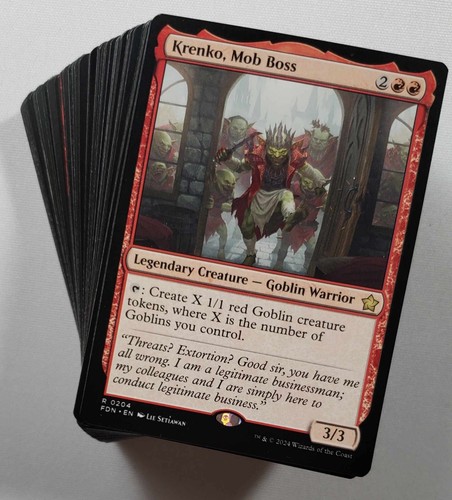 Mtg commander krenko mob - krenko, boss