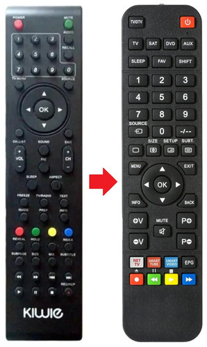 Telecomando adatto per kiwie - adatto,