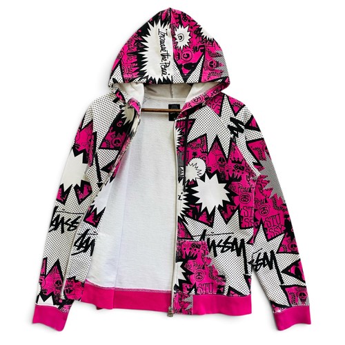 Felpa con cappuccio zip - con,