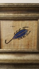 Quadro Egiziano Pittura su garza/Carta di riso antico: Scorpione Sacro