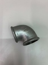 GOMITO 1'' EO FEMMINA IN FERRO ZINCATO CURVA 90° RACCORDO IRRIGAZIONE IDRAULICA 